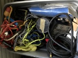 Large Tote Full Of Treasures - Tow Rope, Hose, Tarp & MORE