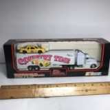 1991 Racing Champions 1:64 Scale Die-Cast Cab Racing Team Transporter Bobby Hamilton in Box