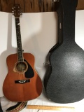 Yamaha FG-340T Acoustic Guitar with Hard Case