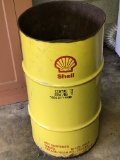 Vintage Shell Oil Metal Advertisement Barrel