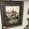 Nice Framed & Matted English Hunting Scene by J. Gibson