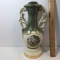 Vintage Porcelain Lamp Base with Victorian Scene