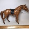 Large Leather Horse figurine