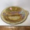 Vintage Carnival Glass Divided Dish