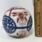 Red, White & Blue Decorative Porcelain Ball