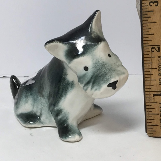 Adorable Vintage Scotty Dog Figurine