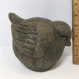 Heavy Concrete Puffy Bird Statuary