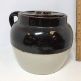 #2 Pottery Bean Pot with Lid