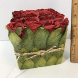 Decorative Red Rose Artificial Arrangement