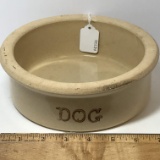 Robinson Ransbottom Roseville, Ohio Pottery Dog Bowl