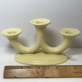 Taax’s Yellow 3 Candle Candelabra - Made in West Germany