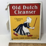 Vintage Old Dutch Cleanser Porcelain Sign