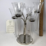 Champagne Party Set with Numbered Glasses