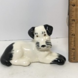 Adorable Porcelain Vintage Dog Figurine