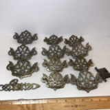 Lot of Vintage Brass Pulls & Misc Hardware