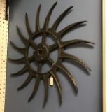 Vintage Cast Iron Cultivating Wheel