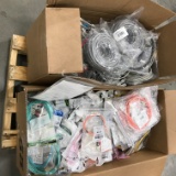 Box FULL of Ortronics, Corning, Belkin & Misc Fiber Patch Cable Various Ends & Box of CAT5 & CAT6
