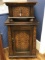 1920’s 2 Pc Humidor & Tobacco Cabinet with Impressive Embossed Design