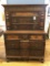 1930’s Depression Era Chest on Chest with Beautiful Carvings Comes with Casters