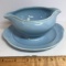 Vintage Luray Pastels Blue Gravy Boat