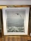 Pretty Seagull Print Titled “Northbound” Signed Strachor Numbered 242/350 in Gilt Frame