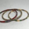 Lot of 3 Cloisonné Bangle Bracelets