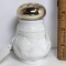 Avon Vintage Milk Glass Lidded Jar