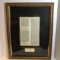 Framed & Matted “Pautheologia Zaines Incunabula 1497 AD” Print