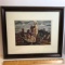 Framed & Matted “Fall Plowing” by John Costigan