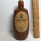 Vintage Lancers Pottery Wine Bottle with Cork