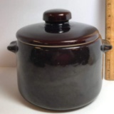 Vintage West Bend Stoneware Bean Pot