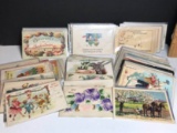 Amazing Large Lot of Vintage Postcards in Sleeves