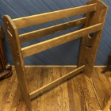 Wooden Quilt Rack
