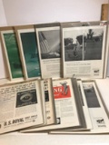 Large Lot of Golf Advertisements in Plastic Sleeves