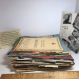 Large Lot of Vintage Music Books & Sheet Music