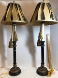 Pair of Tall Lamps