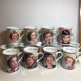 13 pc Shirley Temple Collector Mugs by the Danbury Mint