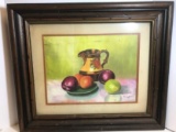 1974 Signed “Aline Waters” Original Painting Framed & Matted