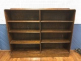 Nice Wide Oak Book Case