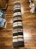 6’ x 9’ Beige Striped Rug