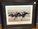 James Crow Print “Will To Win” Framed & Matted