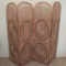 Wicker Folding 4 - panel Screen