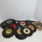 Old 45 RPM Vinyl Records