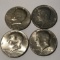 Lot of 4 1971-1979 John F. Kennedy Half Dollar Coins