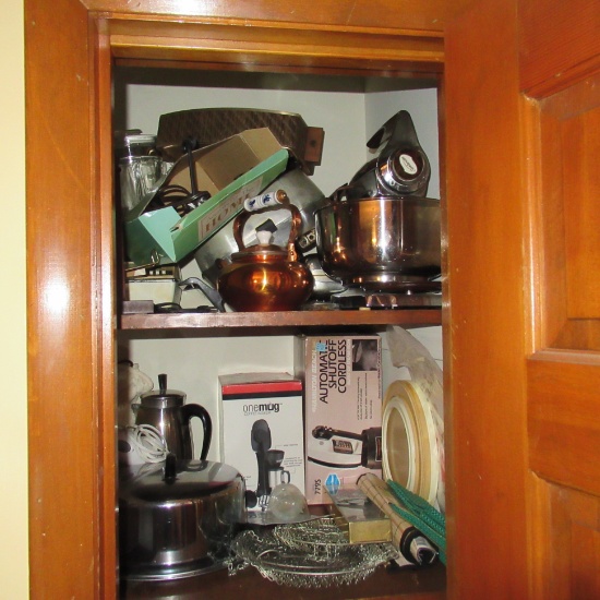 Kitchen Closet Contents  see photo