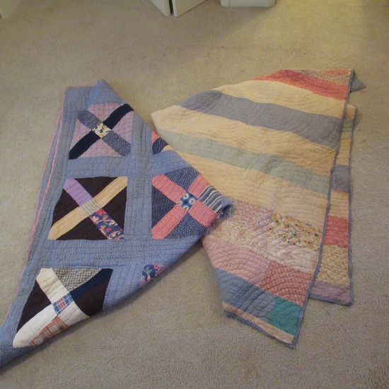 2 Vintage Quilts   See Photo