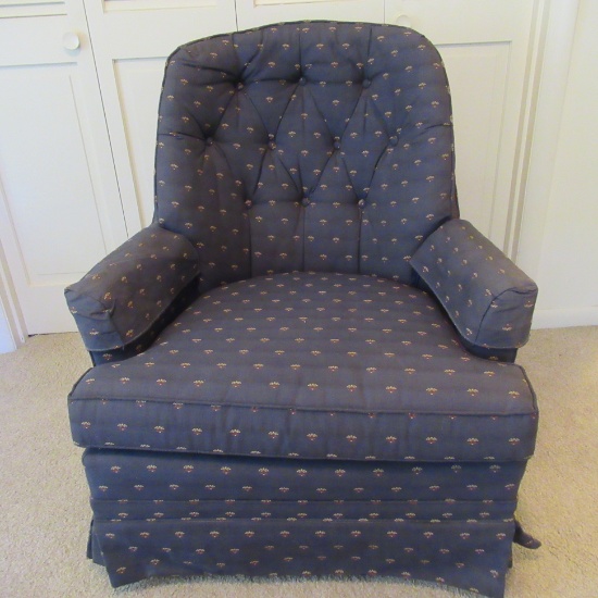 Upholstered Swivel Rocker  See Photo