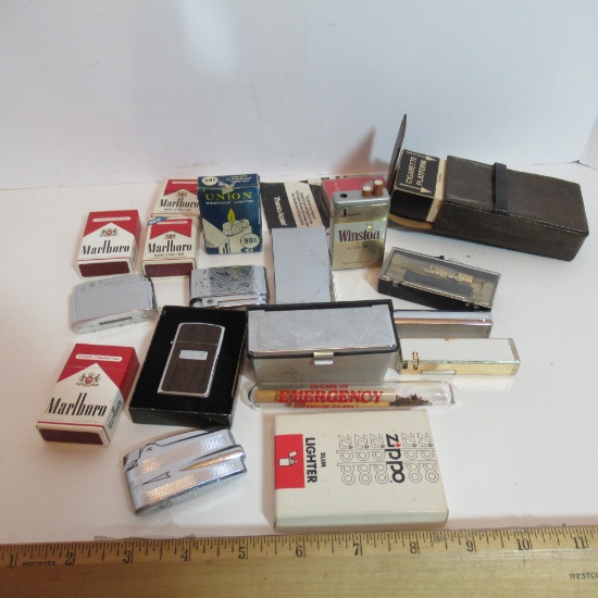 Collection of Lighters & Tobacciana Items