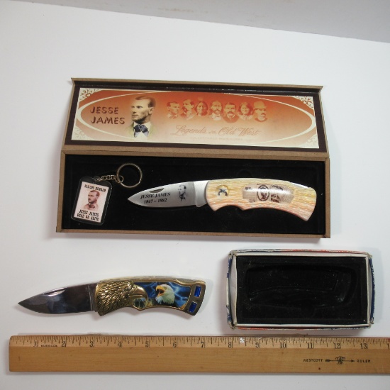 Jesse James Commemorative Knife & Eagle Knife - China
