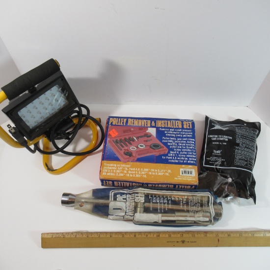 Pulley Remover Kit, Lug Wrench, LED Worklight